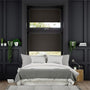 Colorized PerfectFIT Chromium Thermal Blackout Black  Roller Blind 2578