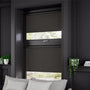 ColorizedZoom PerfectFIT Chromium Thermal Blackout Black  Roller Blind 2578