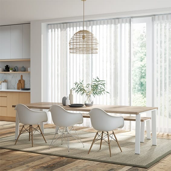 ColorizedZoom Lucia Bright White Privacy Sheer 2652