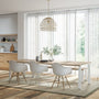 ColorizedZoom Lucia Bright White Privacy Sheer 2652