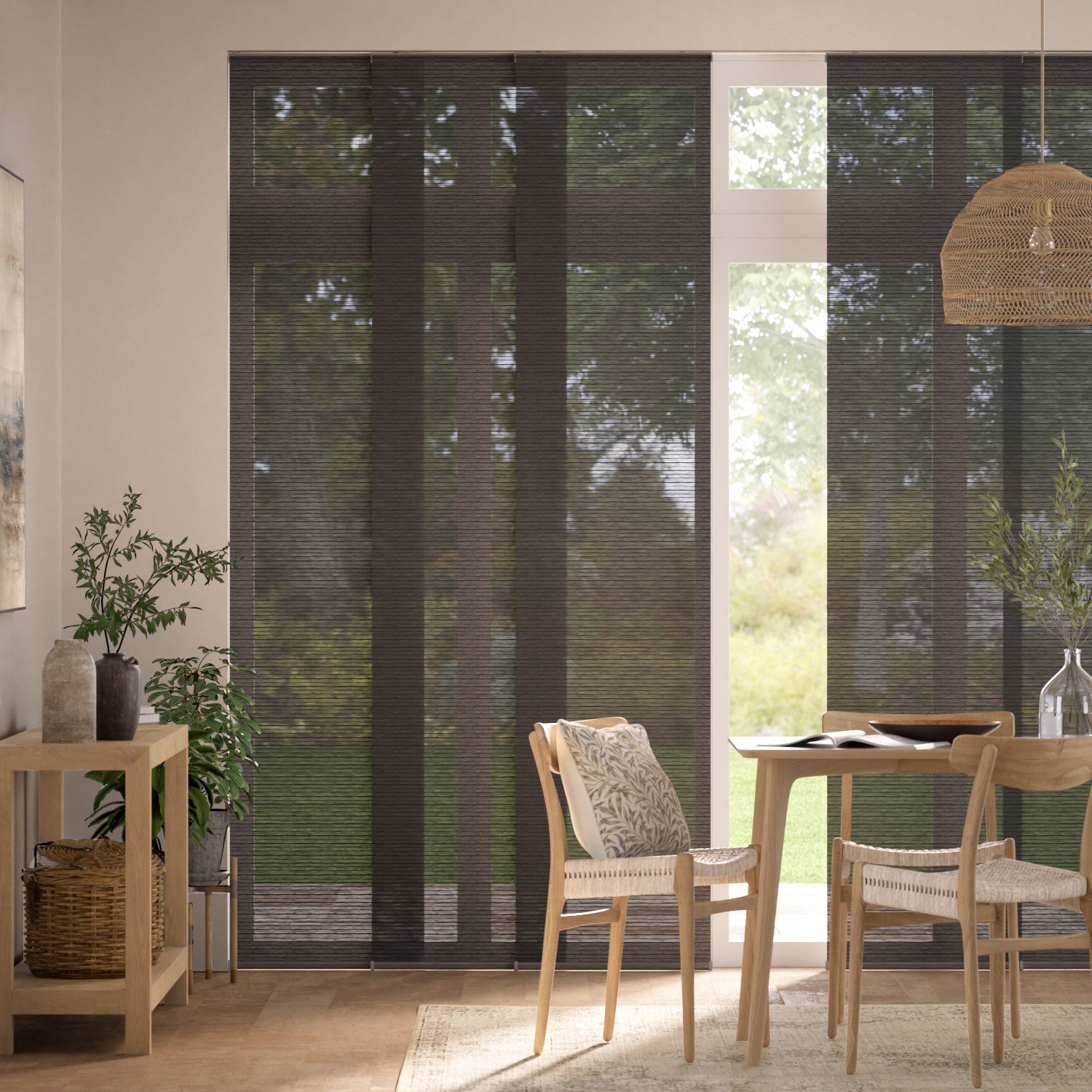 Colorized Merida Graphite Panel Blind 2701