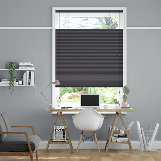 Colorized DuoShade Top Down/Bottom Up Anthracite  Thermal Blind 2721