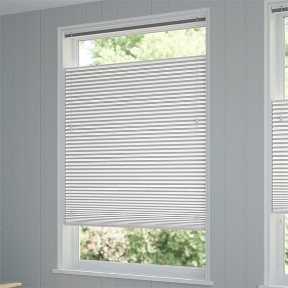 ColorizedZoom DuoShade Top Down/Bottom Up Arctic White  Thermal Blind 2708