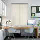 Colorized Nantes Creme Vertical Blind 2768