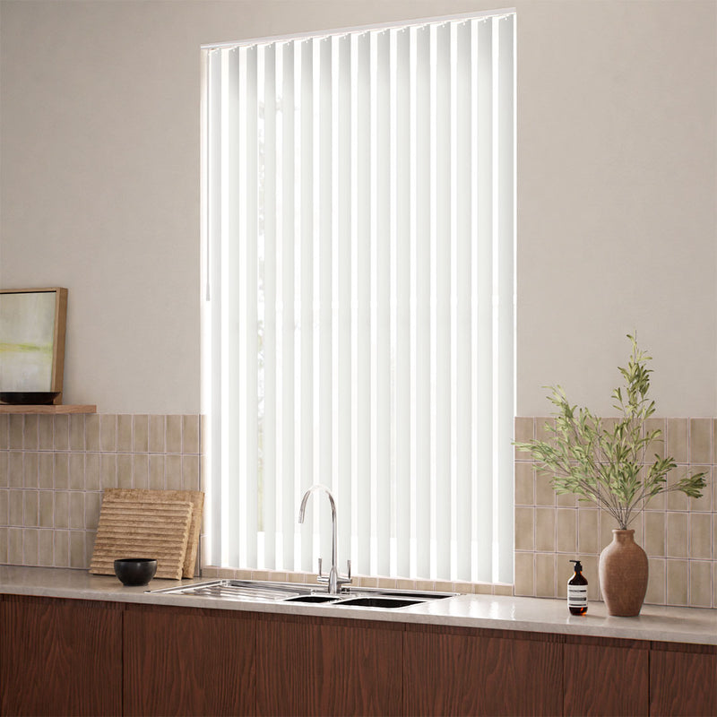 ColorizedZoom Ava China White Vertical Blind 2837