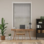 Colorized Grazia Storm Grey  Vertical Blind 2842
