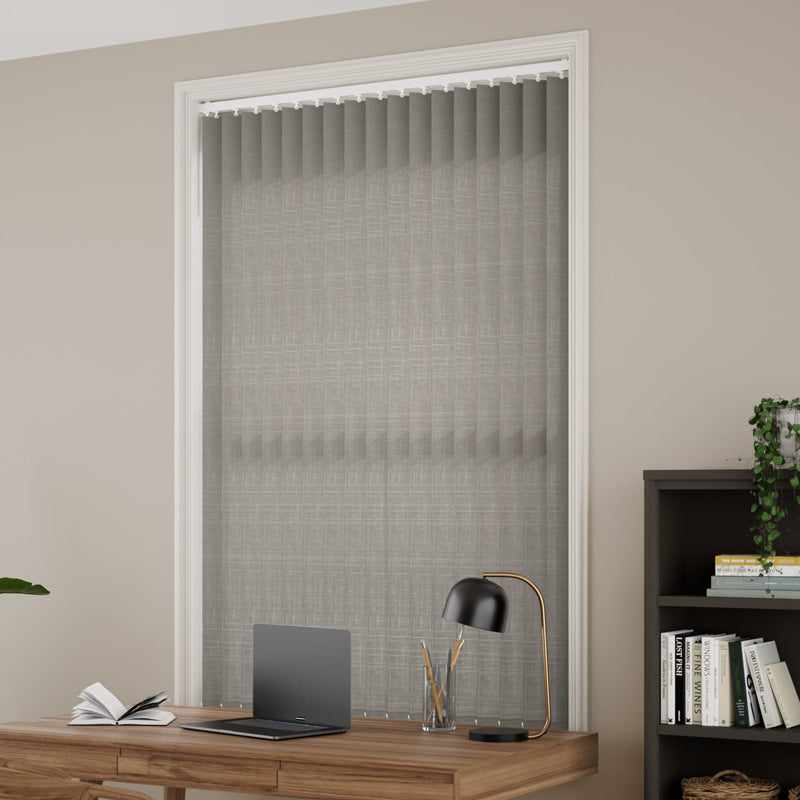ColorizedZoom Grazia Storm Grey  Vertical Blind 2842