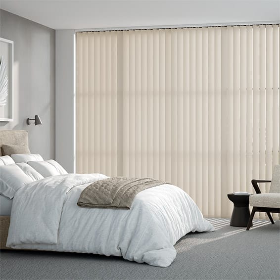 ColorizedZoom Contract Metropolis PVC Parchment Vertical Blind 2850