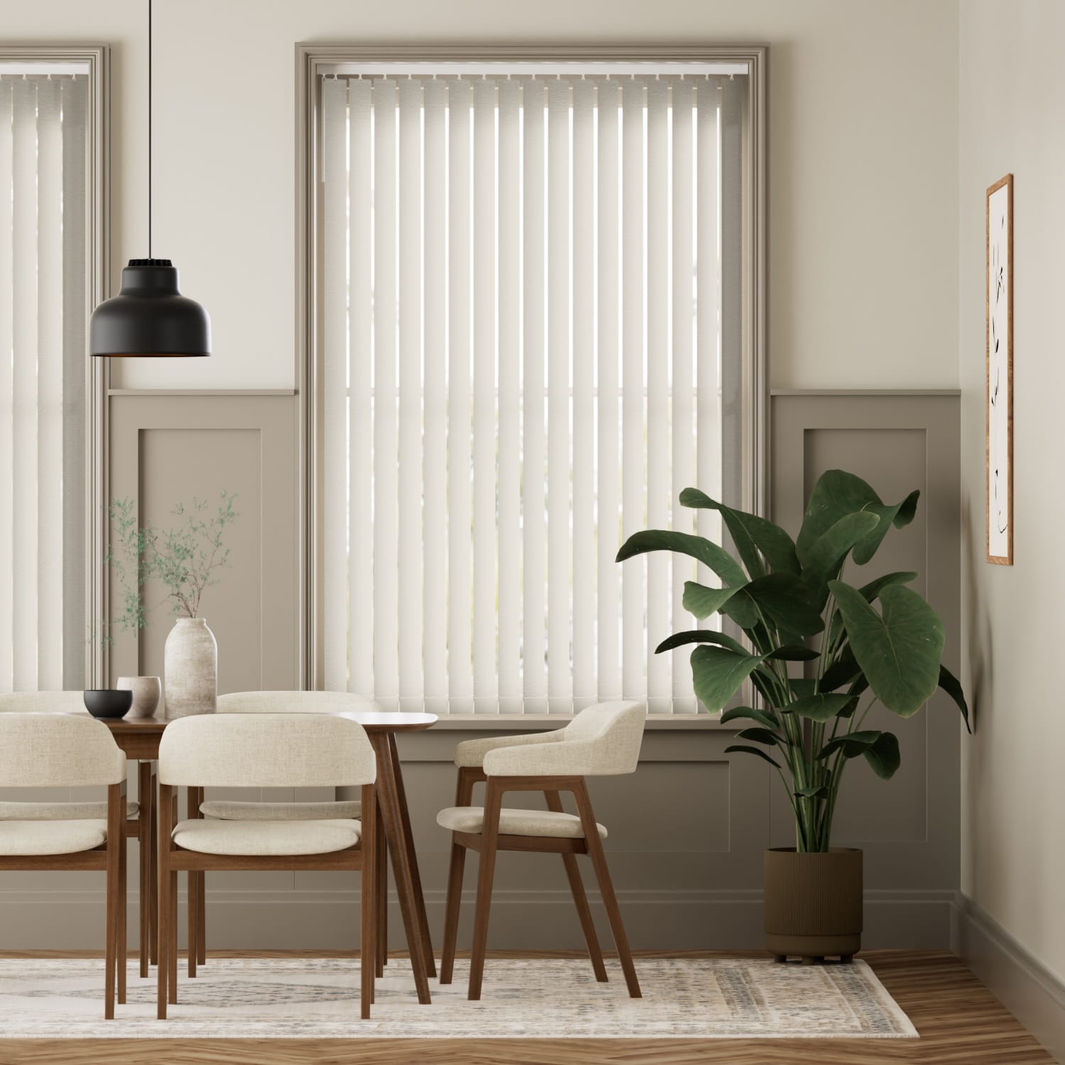 Colorized Concordia Pumice Vertical Blind 2881