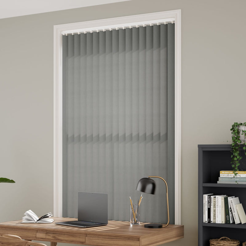 ColorizedZoom Leon Steel Vertical Blind 2888