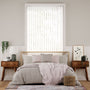 Colorized Piatto Porcelain White Vertical Blind 2892