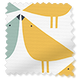 ColorizedSwatch Expressions Lintu Birds Fruit Punch Blackout Blind for DAKSTRA®/RoofLITE® Windows sample image 2911