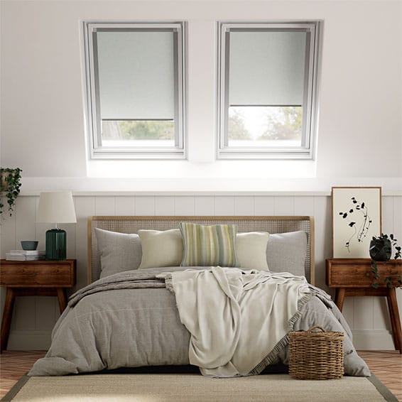 Colorized Expressions Smoke  Blackout Blind for FAKRO® Windows 2947