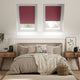 Colorized Elements Berry Blackout Blind for FAKRO® Windows 2967