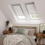 ColorizedZoom Elements Pale Grey Blackout Blind for Keylite® Windows 3010