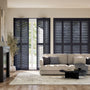 Colorized San Jose Premium Midnight Blue Shutter Blinds 3053