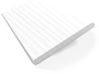 ColorizedSwatch Frost White Faux Wood Blind - 50mm Slat sample image 3164