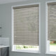 ColorizedZoom Smokey Ash Faux Wood Blind - 50mm Slat 3160