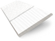 ColorizedSwatch Tampa Alpine White & Igloo Faux Wood Blind - 50mm Slat sample image 3215