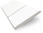 ColorizedSwatch Tampa Alpine White & Igloo Faux Wood Blind - 50mm Slat sample image 3215