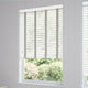 ColorizedZoom Chiffon White & Elephant Grey Wooden Blind - 50mm Slat 3258