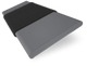 ColorizedSwatch Husky Grey & Noir Wooden Blind - 50mm Slat sample image 3262