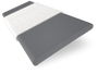 ColorizedSwatch Husky Grey & White Chantilly Wooden Blind - 50mm Slat sample image 3263