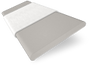 ColorizedSwatch Pale Grey & White Chantilly Wooden Blind - 50mm Slat sample image 3265