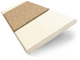 ColorizedSwatch Buttermilk & Camel Faux Wood Blind - 50mm Slat sample image 3275