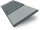 ColorizedSwatch Urban Grey & Anthracite Faux Wood Blind - 50mm Slat sample image 3291
