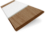 ColorizedSwatch Chestnut & Chalk Faux Wood Blind - 50mm Slat sample image 3277