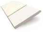 ColorizedSwatch Eggshell & Ivory Faux Wood Blind - 50mm Slat sample image 3279