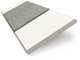 ColorizedSwatch Parchment & Smoke Faux Wood Blind - 50mm Slat sample image 3287