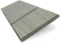 ColorizedSwatch Smokey Ash & Smoke Faux Wood Blind - 50mm Slat sample image 3290