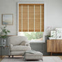 Colorized Macadamia Oak & Alabaster Wooden Blind - 50mm Slat 3293