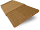 ColorizedSwatch Macadamia Oak & Camel Wooden Blind - 50mm Slat sample image 3294