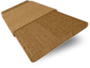 ColorizedSwatch Macadamia Oak & Camel Wooden Blind - 50mm Slat sample image 3294