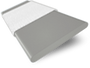 ColorizedSwatch Harbour Grey & Chalk Faux Wood Blind - 50mm Slat sample image 3304
