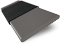 ColorizedSwatch Steeple Grey & Jet Faux Wood Blind - 50mm Slat sample image 3311