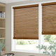 ColorizedZoom Vintage Oak Wooden Blind - 50mm Slat 3315
