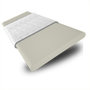ColorizedSwatch Moonlight Grey & Cloud Wooden Blind - 50mm Slat sample image 3339