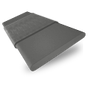 ColorizedSwatch Everest Grey & Anthracite Wooden Blind- 50mm Slat sample image 3345