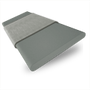 ColorizedSwatch Lichen & Mid Grey Wooden Blind- 50mm Slat sample image 3346