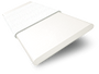 ColorizedSwatch Contract Atlanta Icy White & Igloo Faux Wood Blind - 50mm Slat sample image 3363