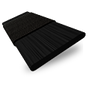 ColorizedSwatch Natural Bamboo Midnight & Jet Wooden Blind - 50mm Slat sample image 3372