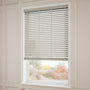 ColorizedZoom Natural Bamboo Stone & Warm Grey Wooden Blind - 50mm Slat 3374