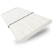 ColorizedSwatch Natural Bamboo Snow & Tundra Wooden Blind - 50mm Slat sample image 3375