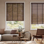 Colorized Natural Bamboo Earth & Espresso Wooden Blind - 50mm Slat 3387