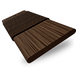 ColorizedSwatch Natural Bamboo Earth & Espresso Wooden Blind - 50mm Slat sample image 3387