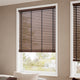 ColorizedZoom Natural Bamboo Earth & Espresso Wooden Blind - 50mm Slat 3387